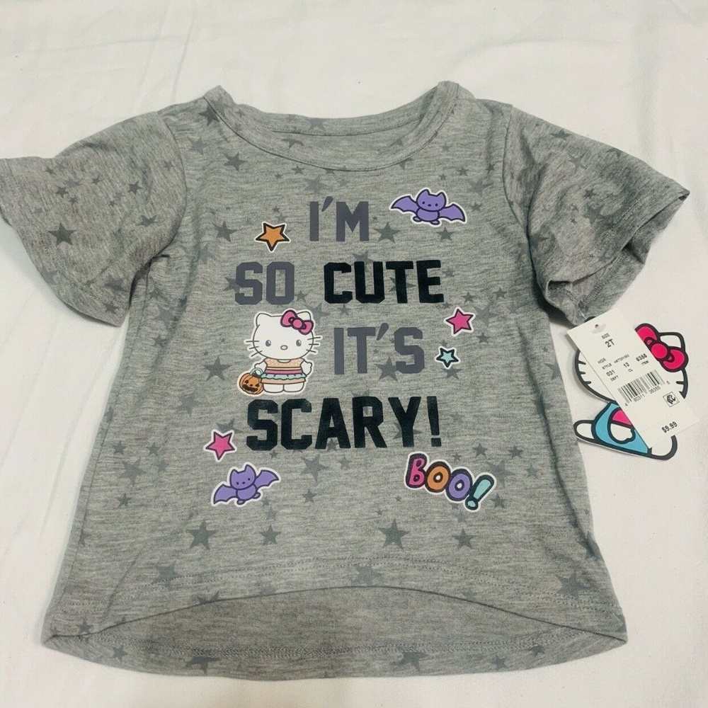 Hello Kitty Girls 2T I'm So Cute It's Scary Tee